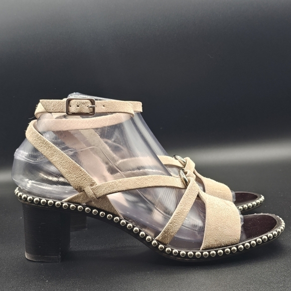 Salvatore Ferragamo Studded Heeled Sandals - Picture 2 of 12